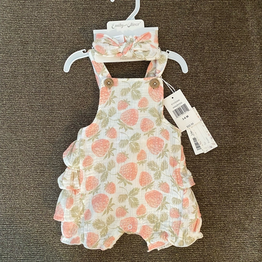 Strawberry Baby Romper